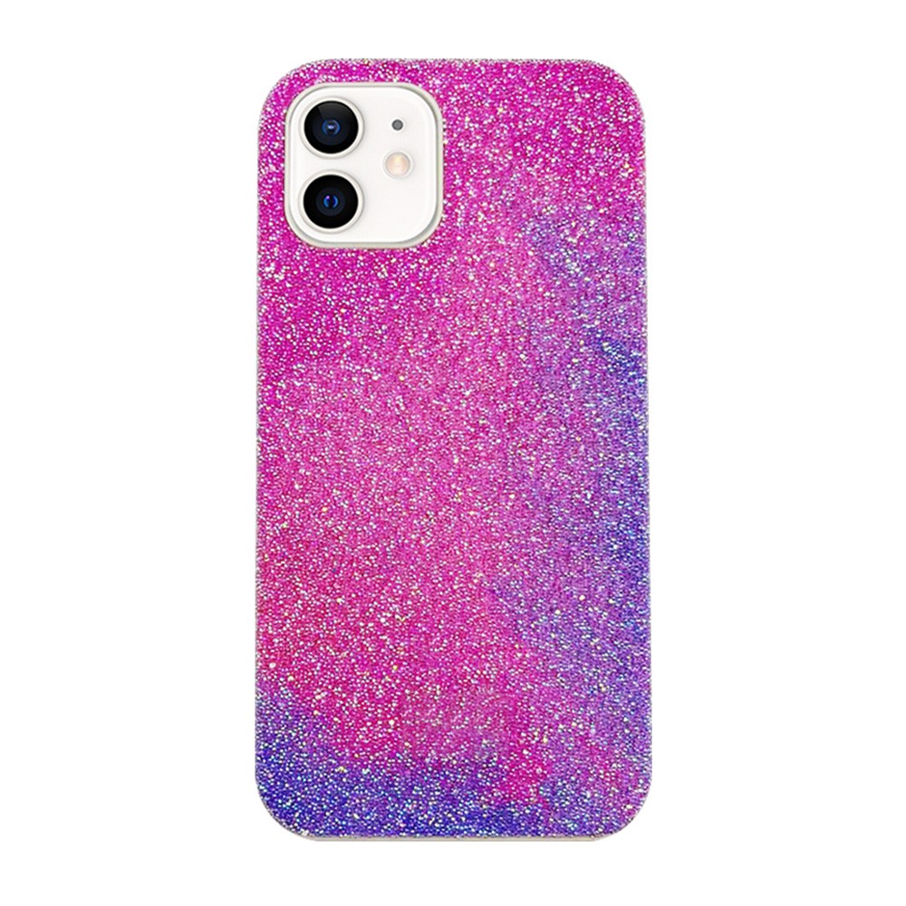 Étui De Silicone Doux D'aquarelle Diamant Élégant Pour IPhone 12/12 Pro - Zixia-1