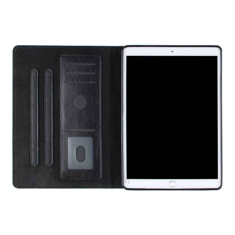 Ledertablette Schutzhülle Mit Musterprägung Für IPad 9,7 Zoll (2017) / (2018) / Luft (2013) / Air 2 / Pro 9,7 Zoll (2016) - Schwarz-10