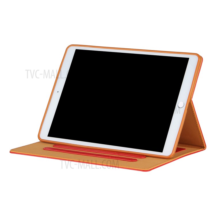 Pattern Imprinting Design Leather Tablet Protective Shell for iPad 10.2 (2019)/(2020)/Pro 10.5-inch (2017)/Air 10.5 inch (2019) - Red-8