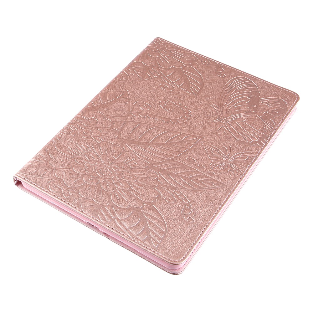Pattern Imprinting Design Leather Tablet Protective Shell for iPad 10.2 (2019)/(2020)/Pro 10.5-inch (2017)/Air 10.5 inch (2019) - Rose Gold-11