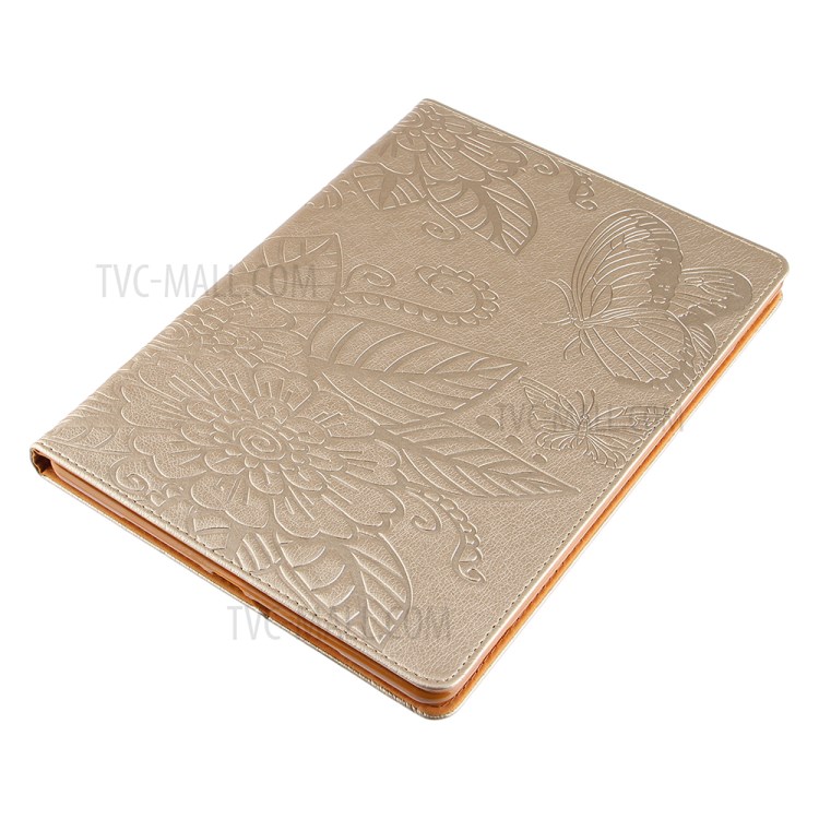 Pattern Imprinting Design Leather Tablet Protective Shell for iPad 10.2 (2019)/(2020)/Pro 10.5-inch (2017)/Air 10.5 inch (2019) - Gold-11