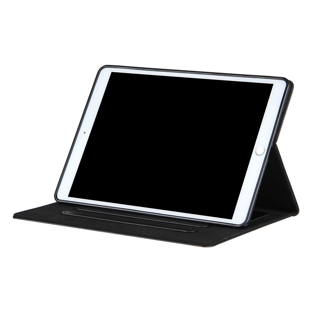 Vollschutz Ledertablette Schutzhülle Mit Musterprägung Für IPad Air (2020) / Pro 11-Zoll (2018) / (2020) - Schwarz-9