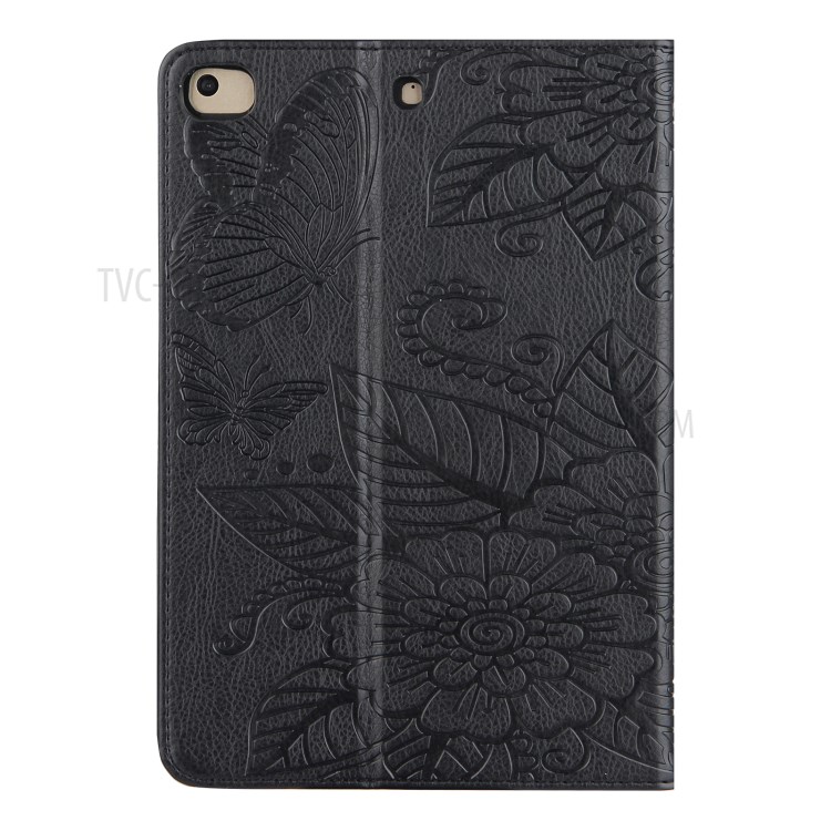 Pattern Imprinting Full Protection Leather Tablet Protective Shell for iPad Mini 1/2/3/4/(2019) 7.9 inch - Black-7