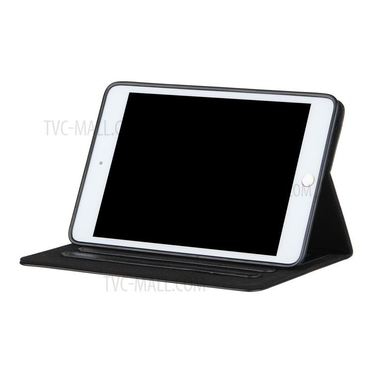 Pattern Imprinting Full Protection Leather Tablet Protective Shell for iPad Mini 1/2/3/4/(2019) 7.9 inch - Black-8