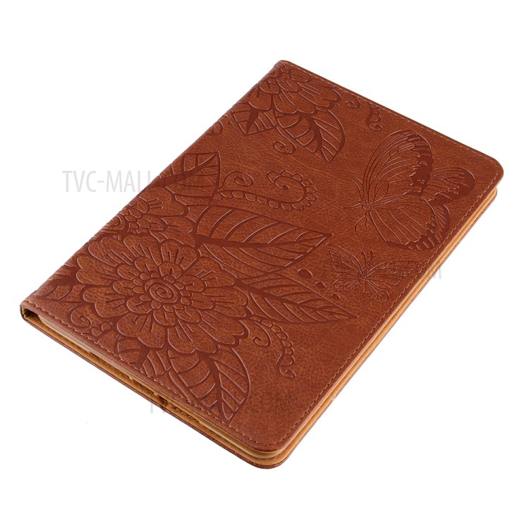 Pattern Imprinting Full Protection Leather Tablet Protective Shell for iPad Mini 1/2/3/4/(2019) 7.9 inch - Brown-11
