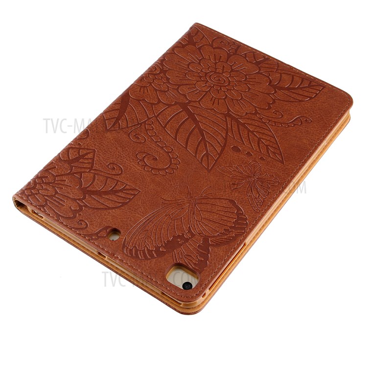 Pattern Imprinting Full Protection Leather Tablet Protective Shell for iPad Mini 1/2/3/4/(2019) 7.9 inch - Brown-12