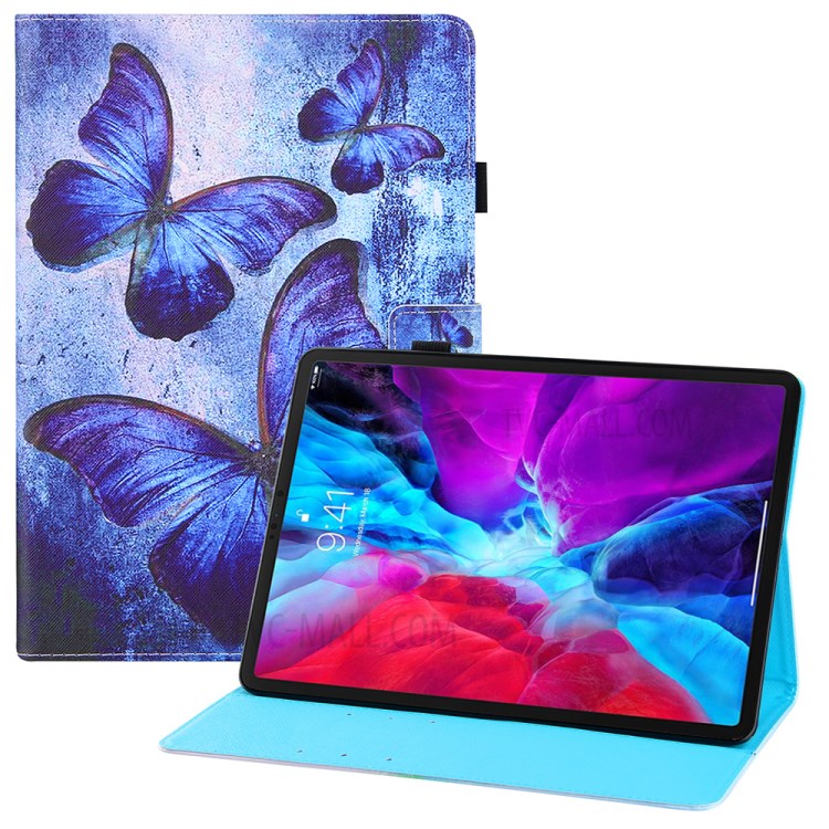 Full Protection Pattern Printing Leather Tablet Case for iPad Pro 10.5-inch (2017)/Air 10.5 inch (2019)/10.2 (2020)/(2019) - Butterflies-1