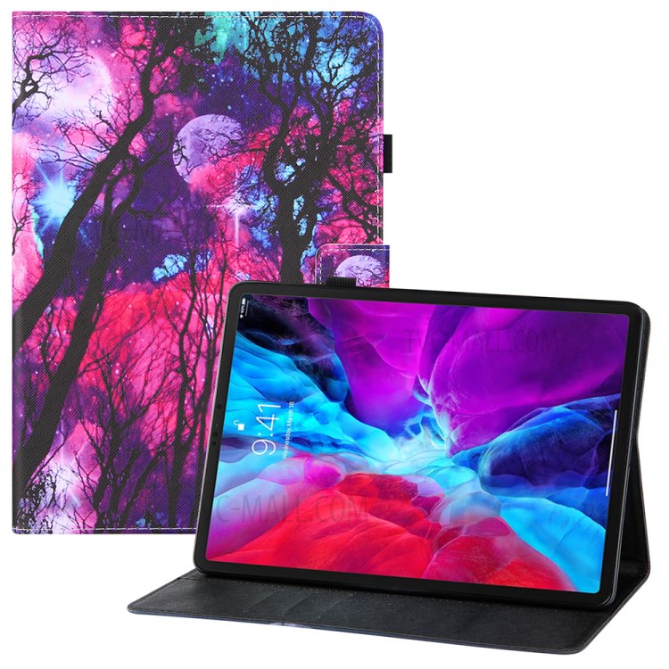 Full Protection Pattern Printing Leather Tablet Case for iPad Pro 10.5-inch (2017)/Air 10.5 inch (2019)/10.2 (2020)/(2019) - Starry Sky-1