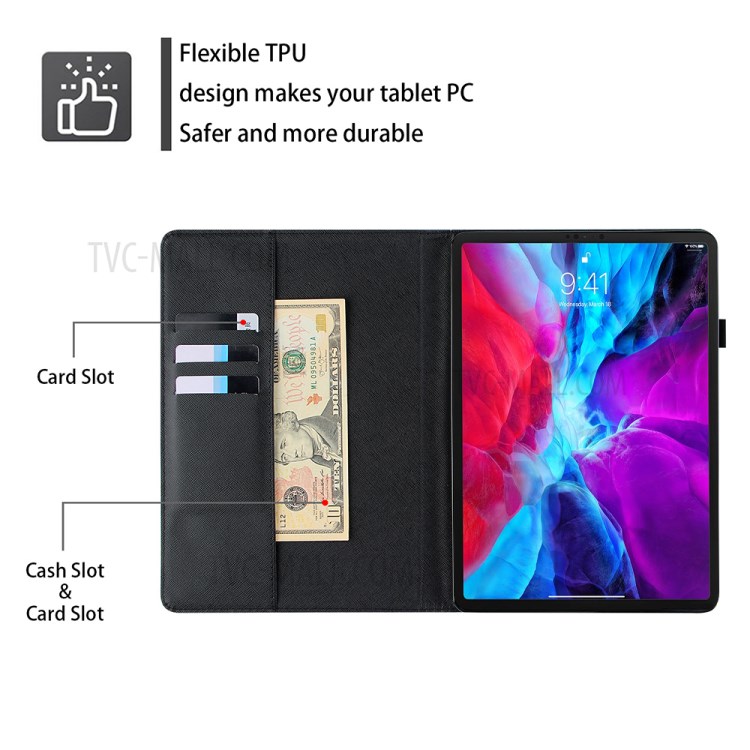 Full Protection Pattern Printing Leather Tablet Case for iPad Pro 10.5-inch (2017)/Air 10.5 inch (2019)/10.2 (2020)/(2019) - Starry Sky-8