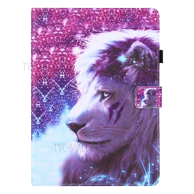 Pattern Printing Full Protection Leather Tablet Case for iPad Pro 11-inch (2020)/(2018)/Air (2020) - Lion-2