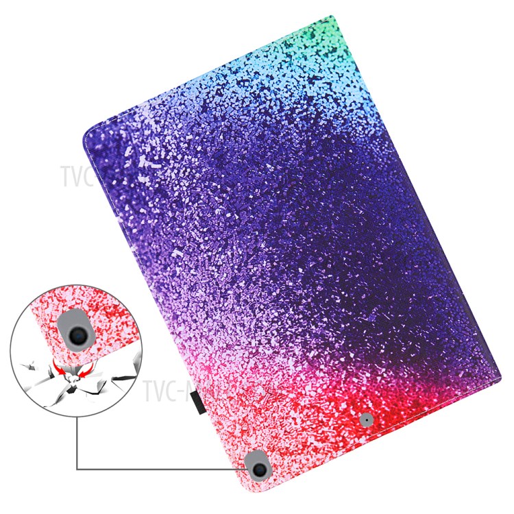 Pattern Printing Full Protection Leather Tablet Case for iPad Pro 11-inch (2020)/(2018)/Air (2020) - Red/Purple/Green-6