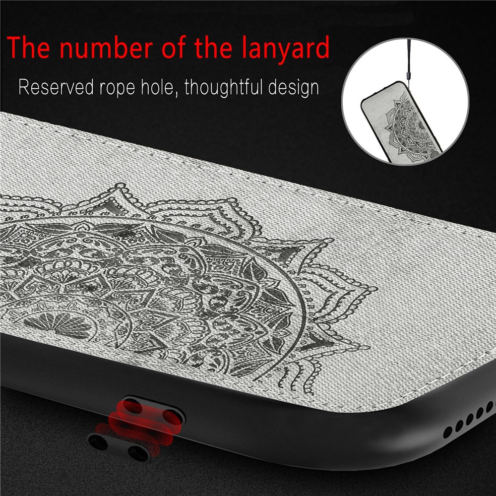 Boîte De Téléphones PC + TPU Revêtus En Cuir De Fleur Mandala Mandala Pour IPhone 12 Mini - Noir-8