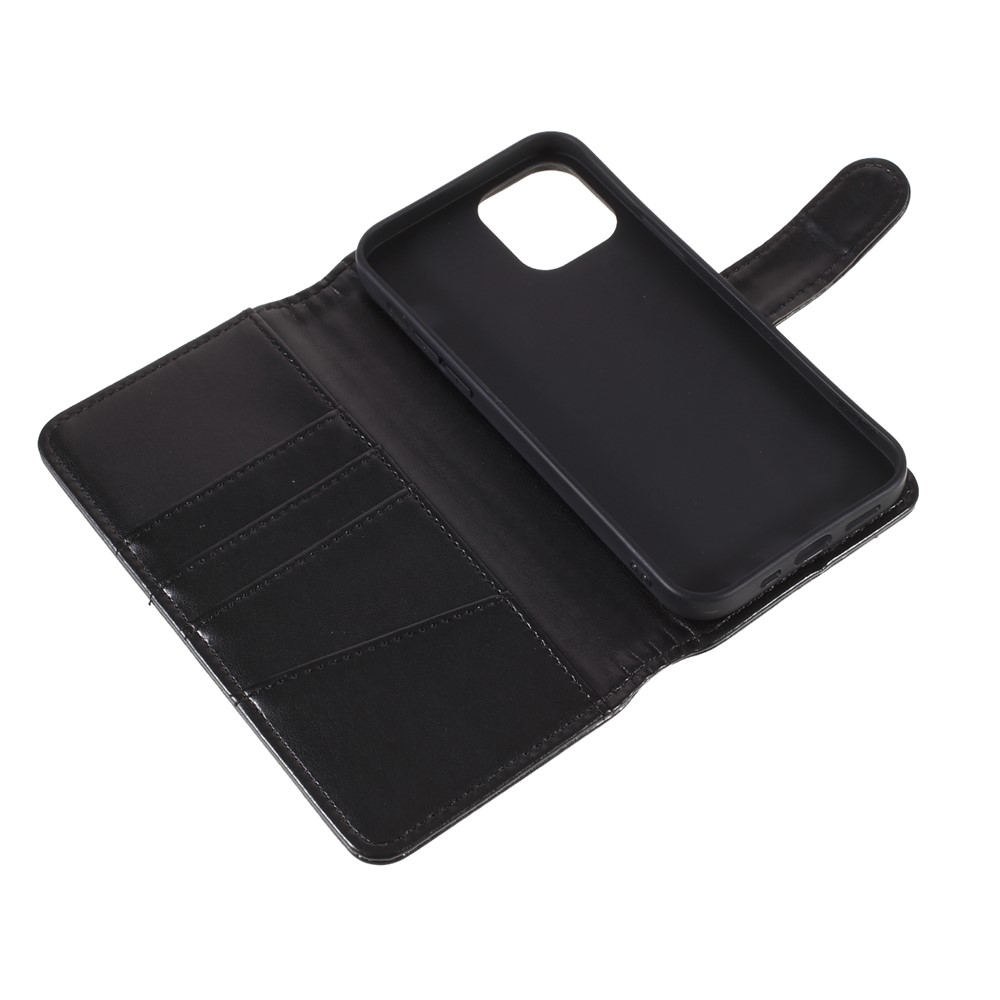 Magnetic Clasp Stand Leather Wallet Stand Phone Shell Case for iPhone 12 Pro Max-11