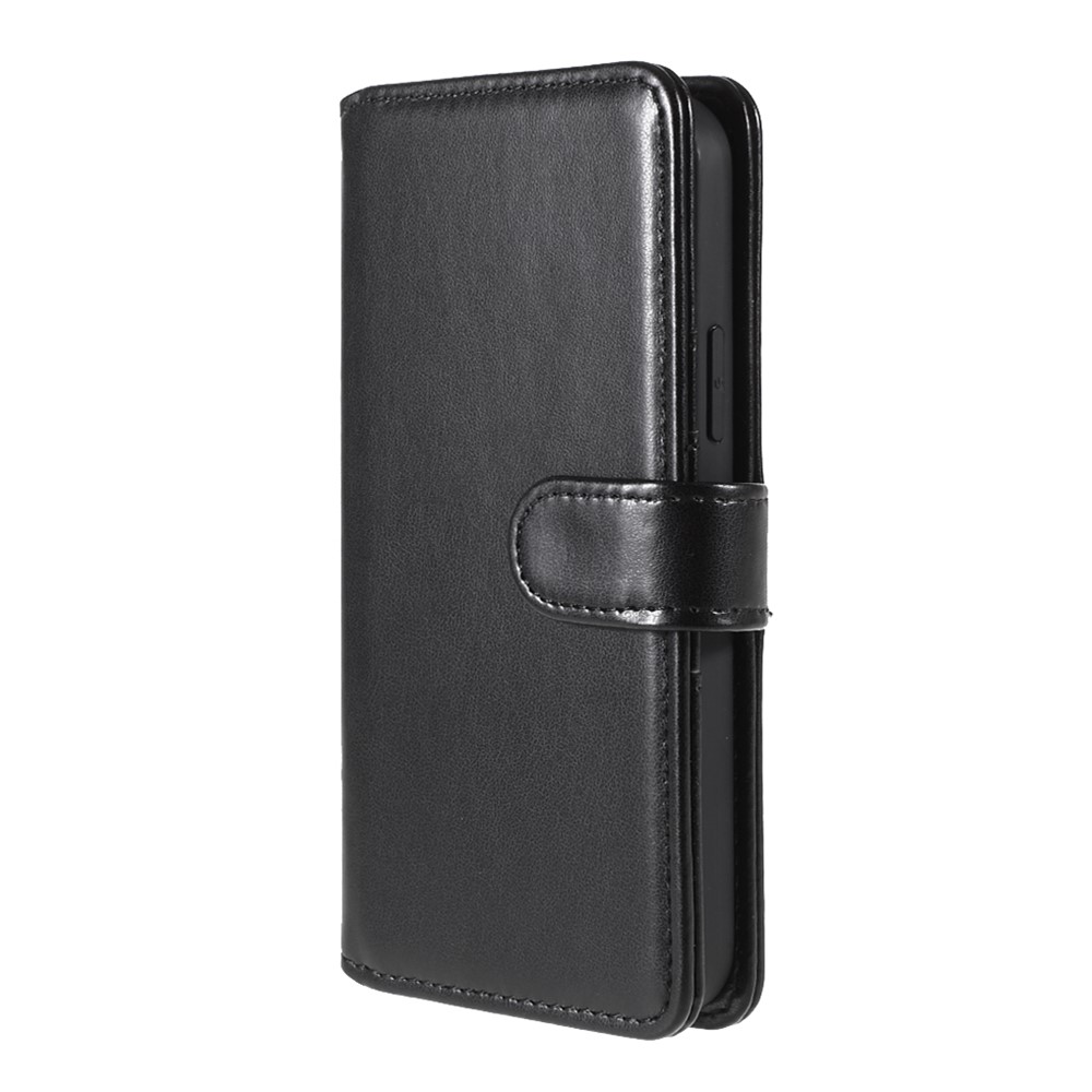 Magnetic Clasp Stand Leather Wallet Stand Phone Shell Case for iPhone 12 Pro Max-2