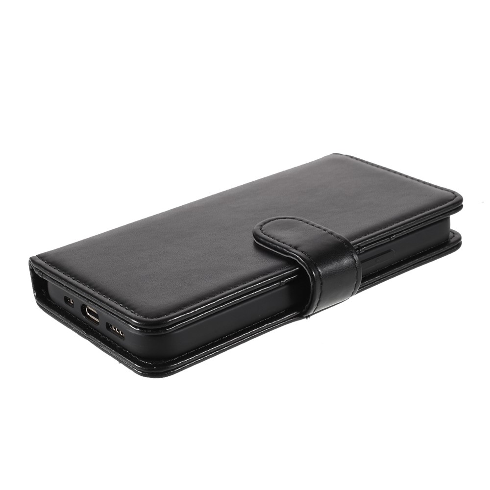 Magnetic Clasp Stand Leather Wallet Stand Phone Shell Case for iPhone 12 Pro Max-4