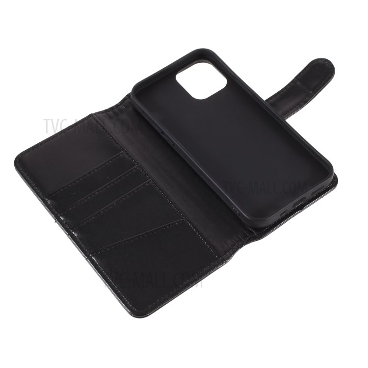 Magnetic Clasp Stand Leather Shell Case for iPhone 12 Pro / iPhone 12-11