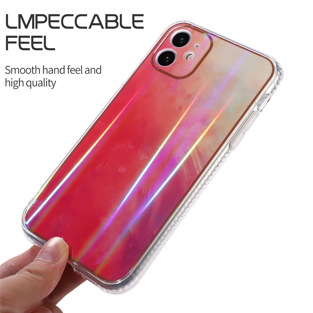 Rendering Watercolor Pattern TPU Phone Protective Case Shell for iPhone 11 6.1 inch - Style A-4