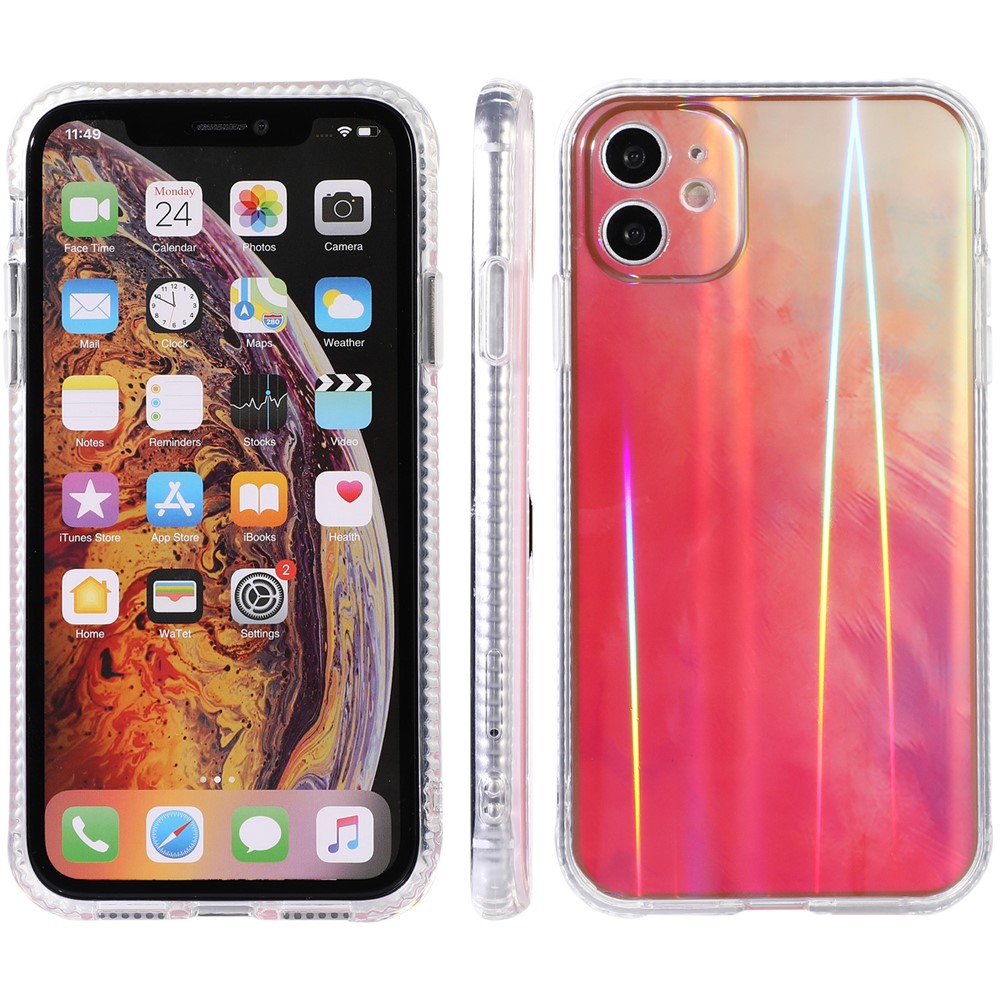 Rendering Watercolor Pattern TPU Phone Protective Case Shell for iPhone 11 6.1 inch - Style A-7