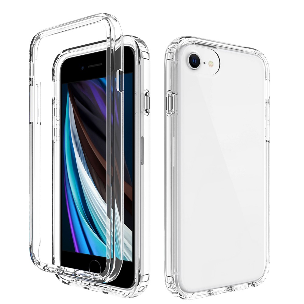 High Transmittance Hybrid Phone Case Cover for iPhone 6 4.7-inch / 7 4.7 inch / 8 4.7 inch / SE (2nd Generation) - Transparent-1