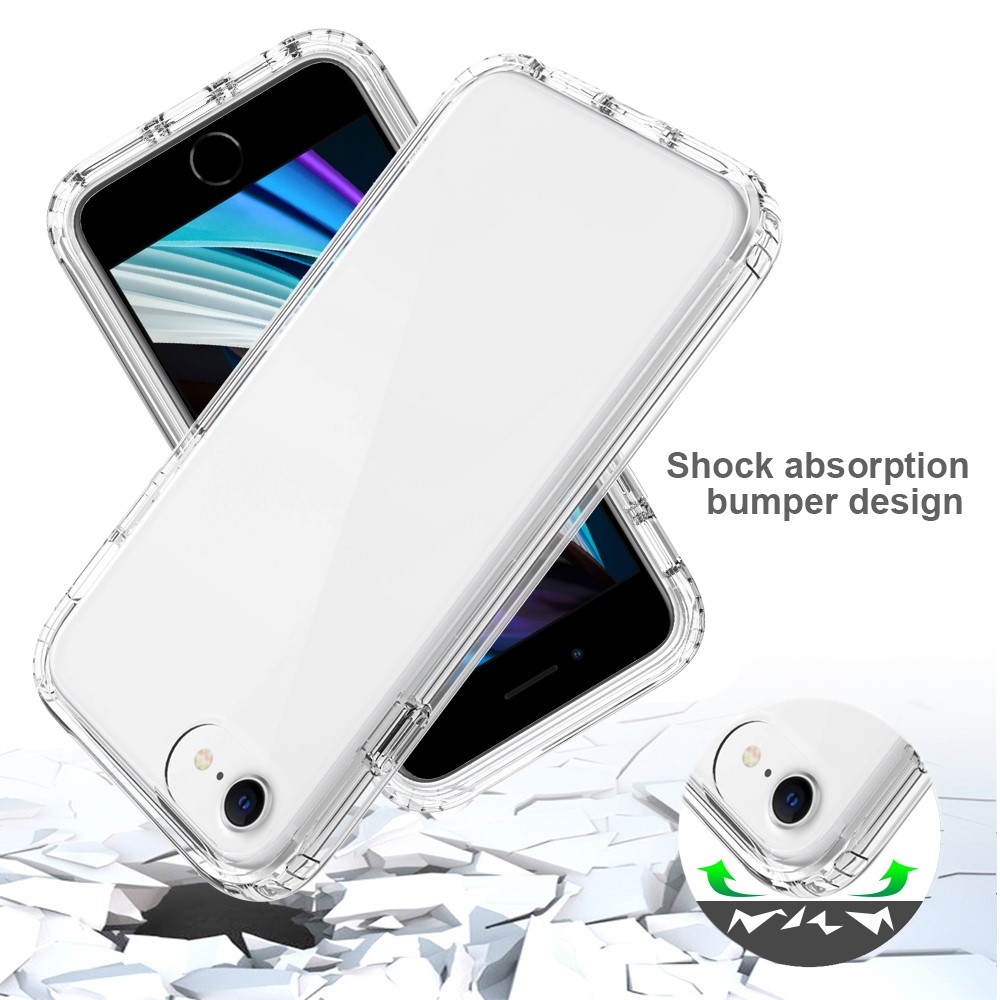 High Transmittance Hybrid Phone Case Cover for iPhone 6 4.7-inch / 7 4.7 inch / 8 4.7 inch / SE (2nd Generation) - Transparent-4
