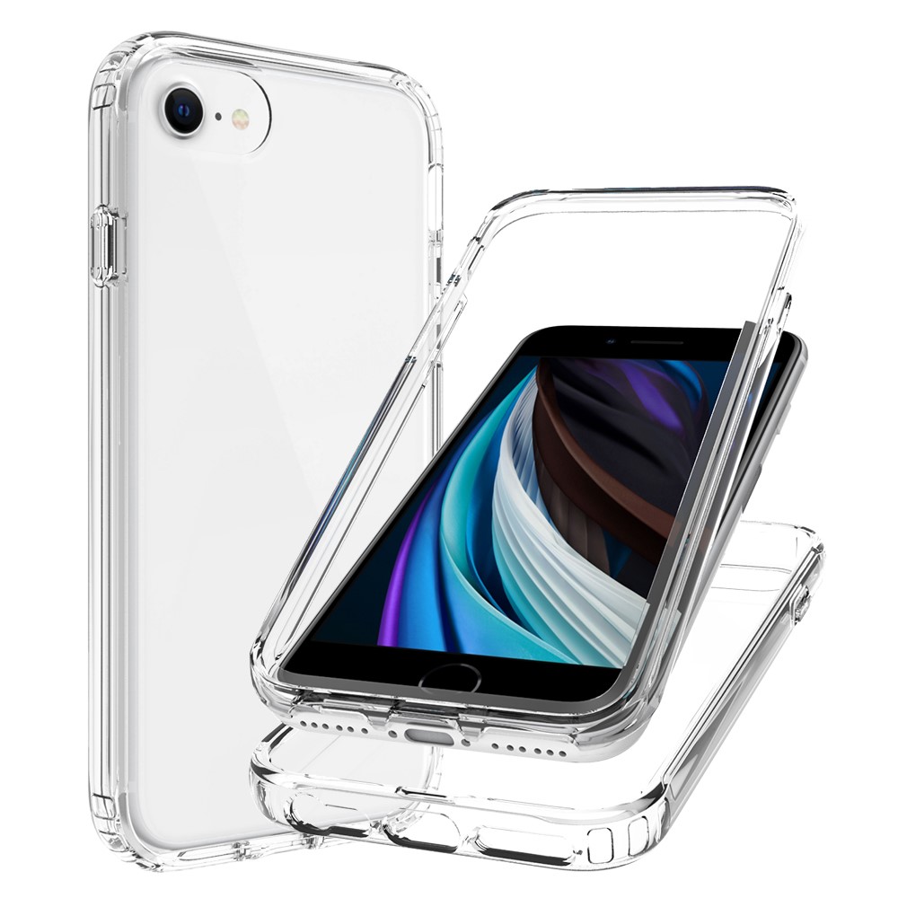High Transmittance Hybrid Phone Case Cover for iPhone 6 4.7-inch / 7 4.7 inch / 8 4.7 inch / SE (2nd Generation) - Transparent-6