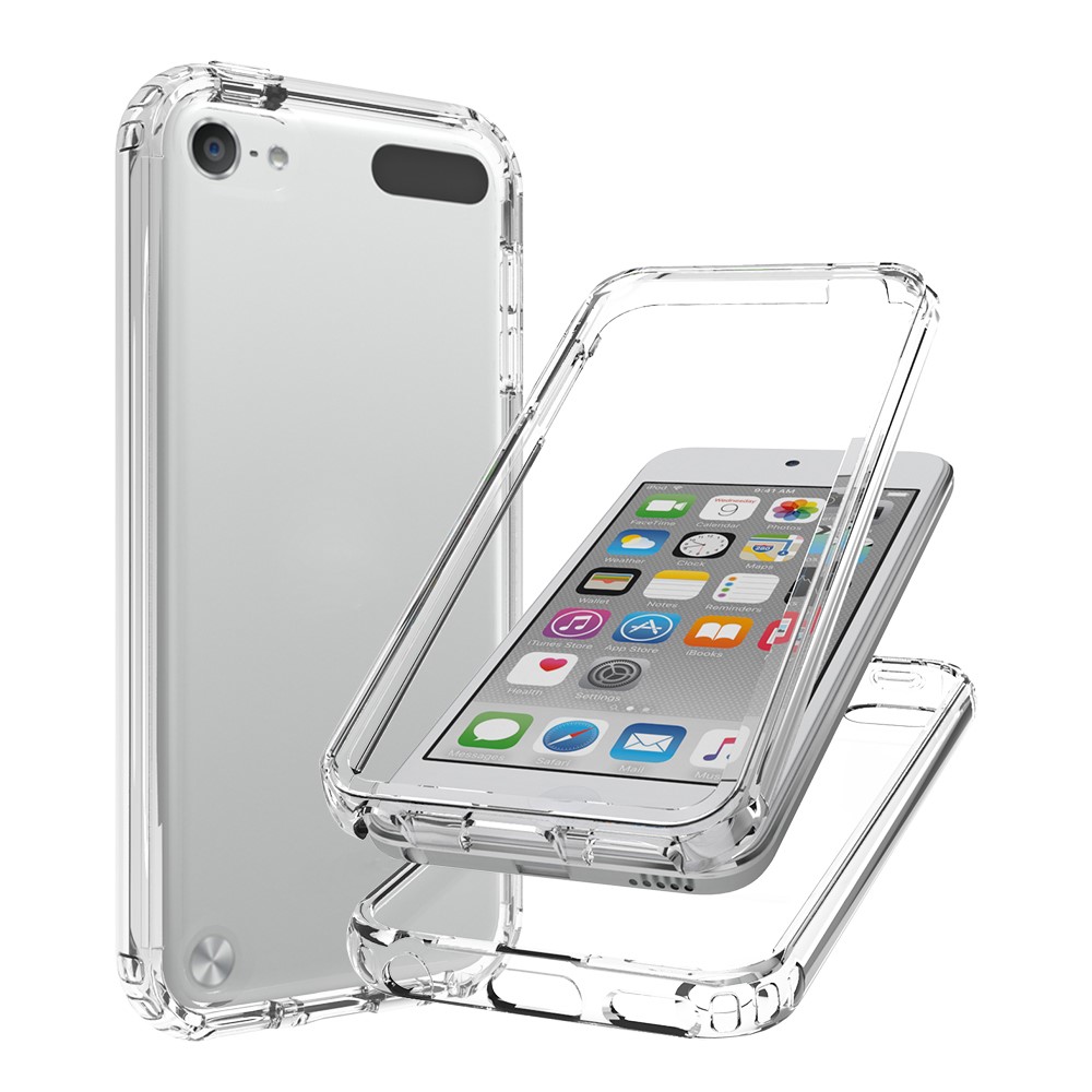 High Transmittance Hybrid Shockproof Phone Protector Case Cover for iPod Touch 5 / 6 / 7 - Transparent-6