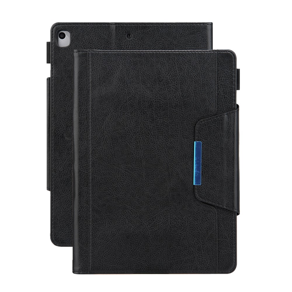 PU Leather Tablet Stand Cover Case for iPad 10.2 (2019)/(2020)/Air 10.5 inch (2019)/Pro 10.5-inch (2017) - Black-1