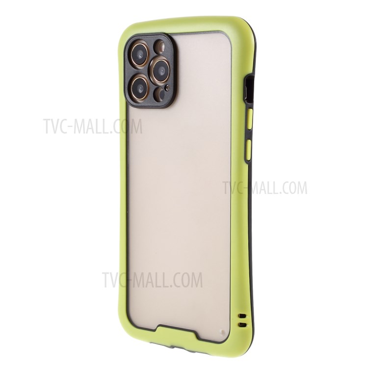 Точная Талия Стиль Точная Камера Вырезанный TPU + PC Защитник Чехол Для IPhone 12 Pro Max 6,7 Дюйма - Зеленый-3