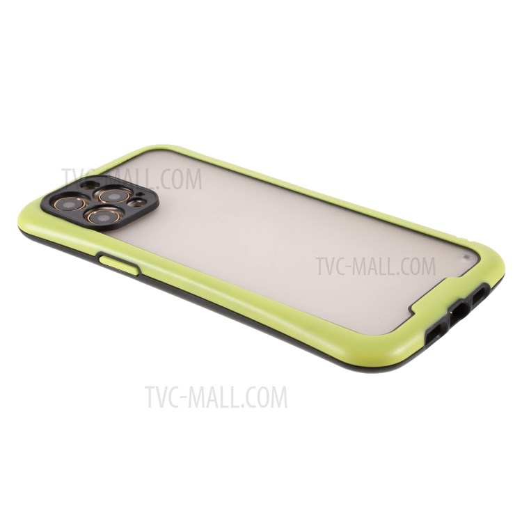 Точная Талия Стиль Точная Камера Вырезанный TPU + PC Защитник Чехол Для IPhone 12 Pro Max 6,7 Дюйма - Зеленый-4