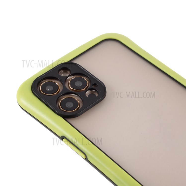 Точная Талия Стиль Точная Камера Вырезанный TPU + PC Защитник Чехол Для IPhone 12 Pro Max 6,7 Дюйма - Зеленый-6
