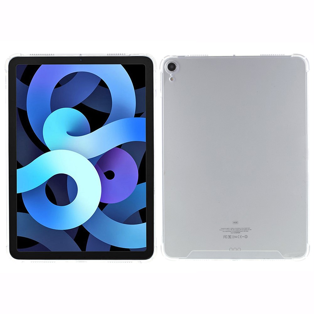 Shockproof Transparent Acrylic Back + TPU Edge Combo Tablet Case for iPad Air (2020)