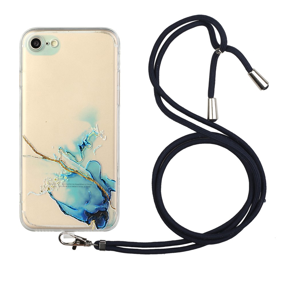 Well-Protected Marble Pattern Soft TPU Case for iPhone 7 4.7 inch/8 4.7 inch/SE (2nd Generation) - Style A-1