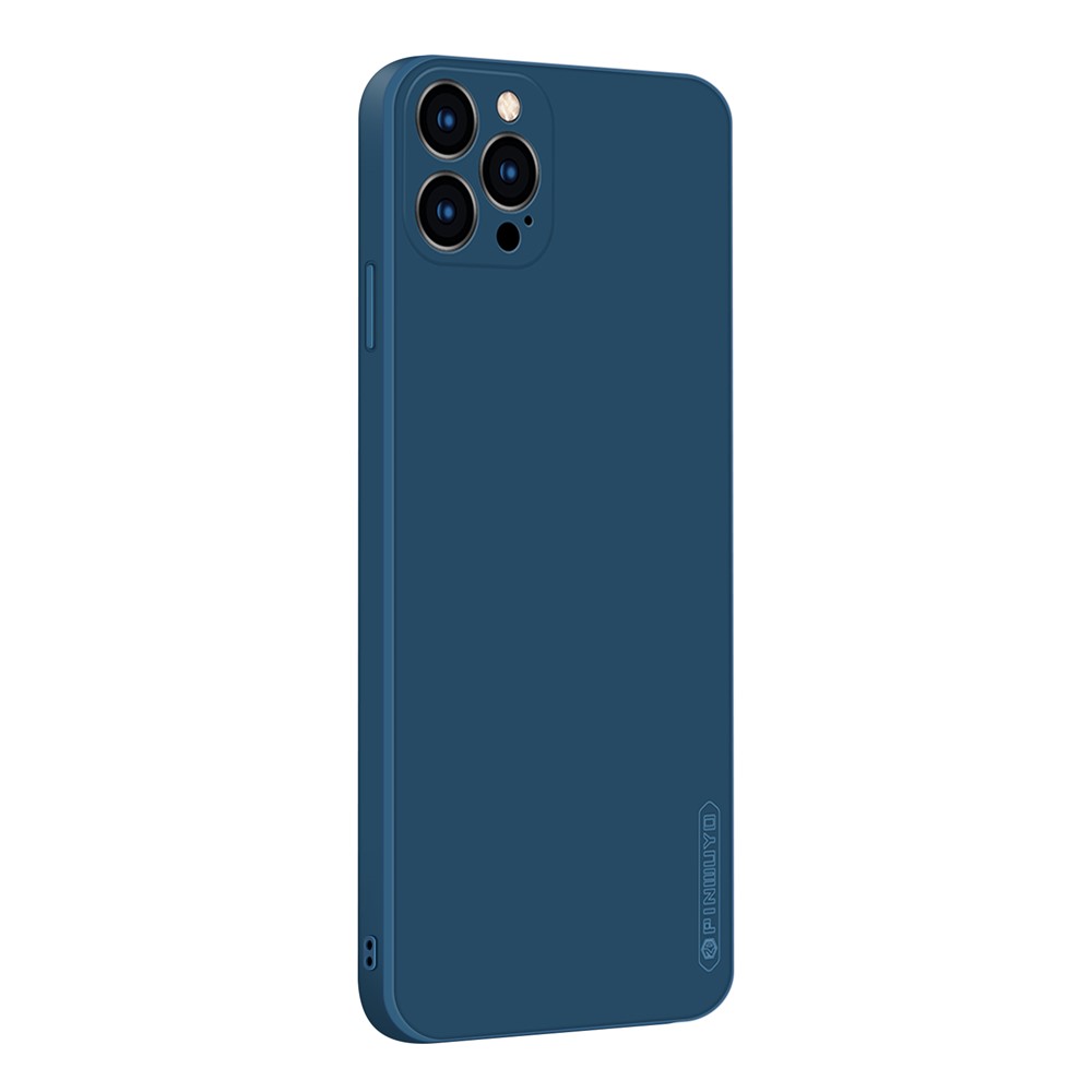 Pinwuyo Soft Silicone Protection Du Téléphone Housse De Rechange Pour IPhone 12 Pro Max - Bleu-1