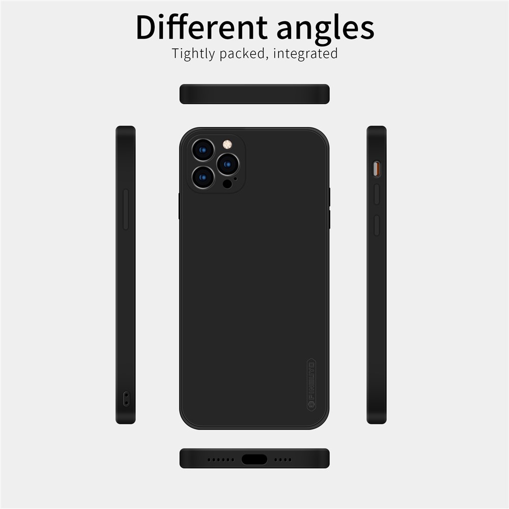 Pinwuyo Soft Silicone Protection Du Téléphone Housse De Rechange Pour IPhone 12 Pro Max - Bleu-13