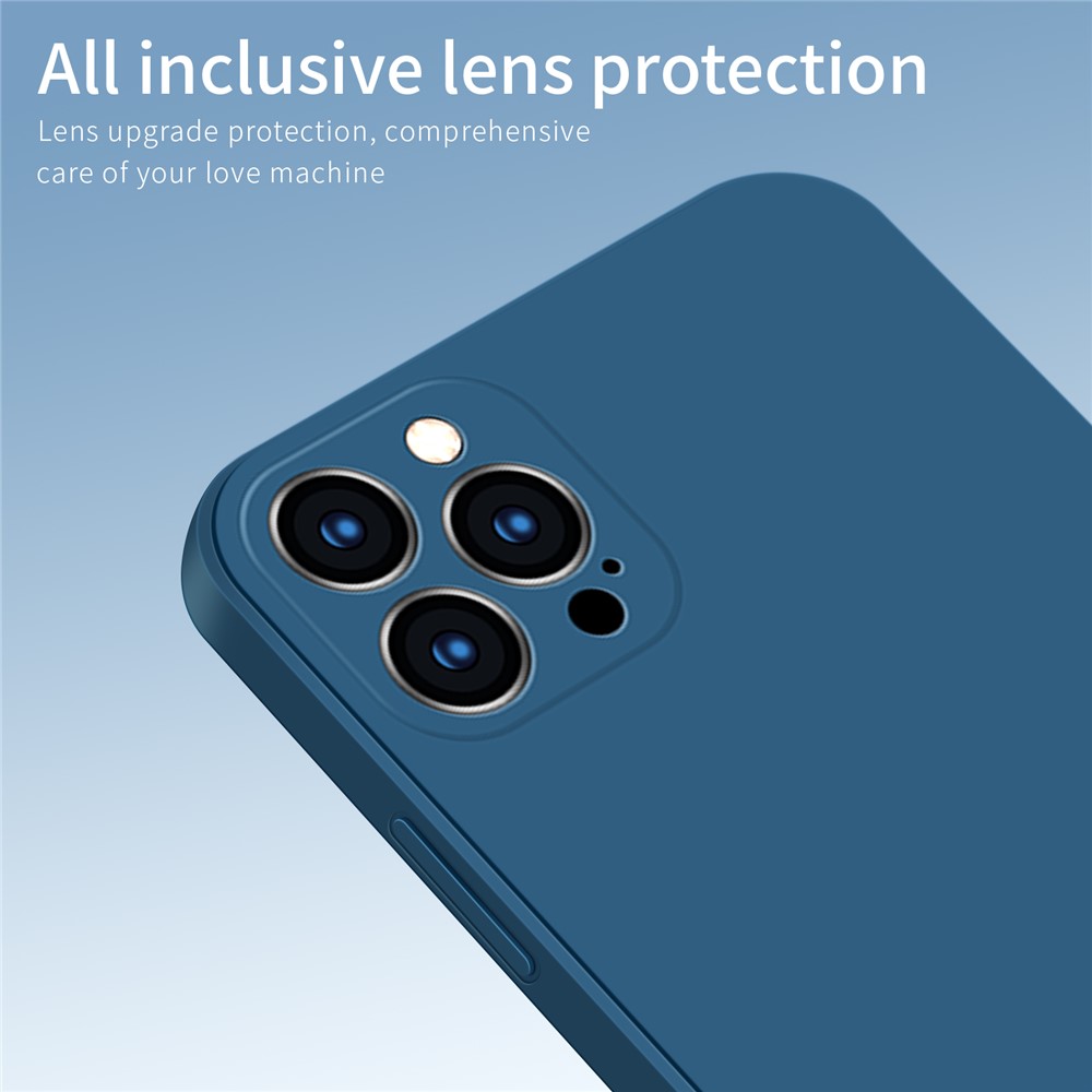 Pinwuyo Soft Silicone Protection Du Téléphone Housse De Rechange Pour IPhone 12 Pro Max - Bleu-5