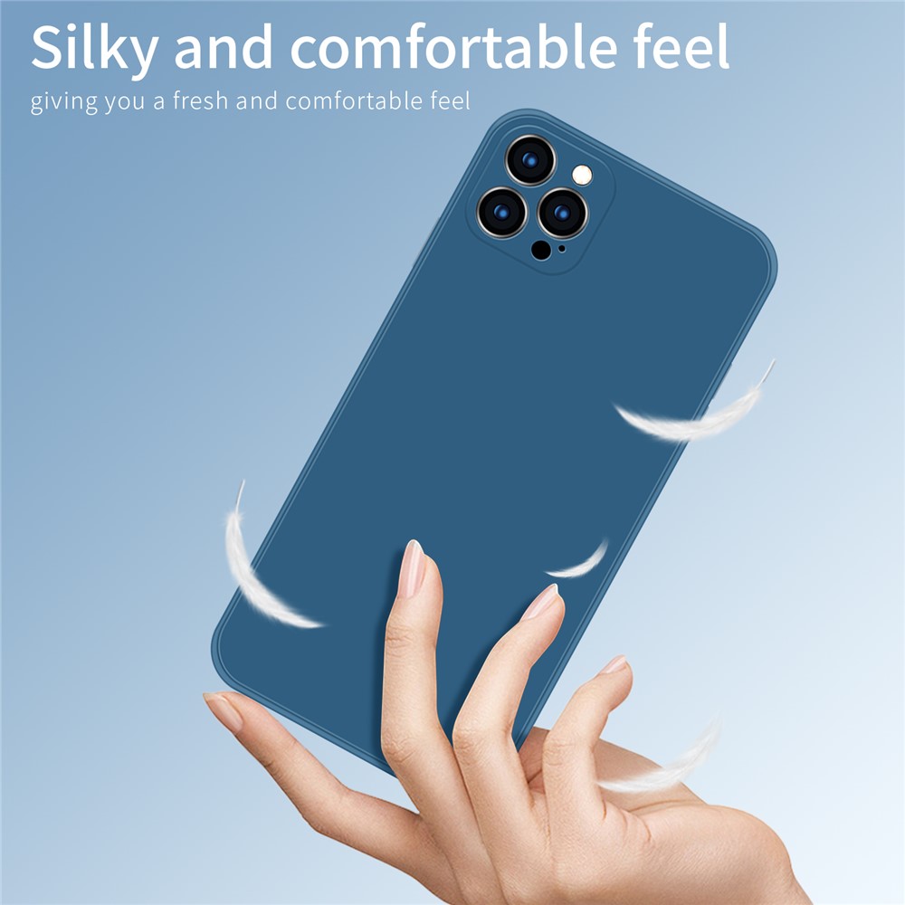 Pinwuyo Soft Silicone Protection Du Téléphone Housse De Rechange Pour IPhone 12 Pro Max - Bleu-9