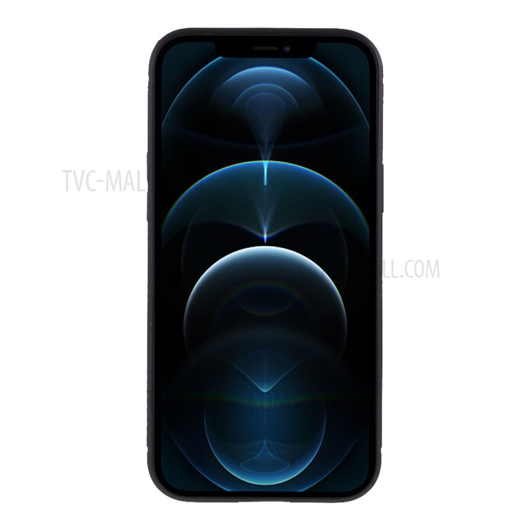 Cadre TPU Épaissie + Coquille De Téléphone À Panneau Arrière Acrylique Pour IPhone 12/12 Pro - Noir-3