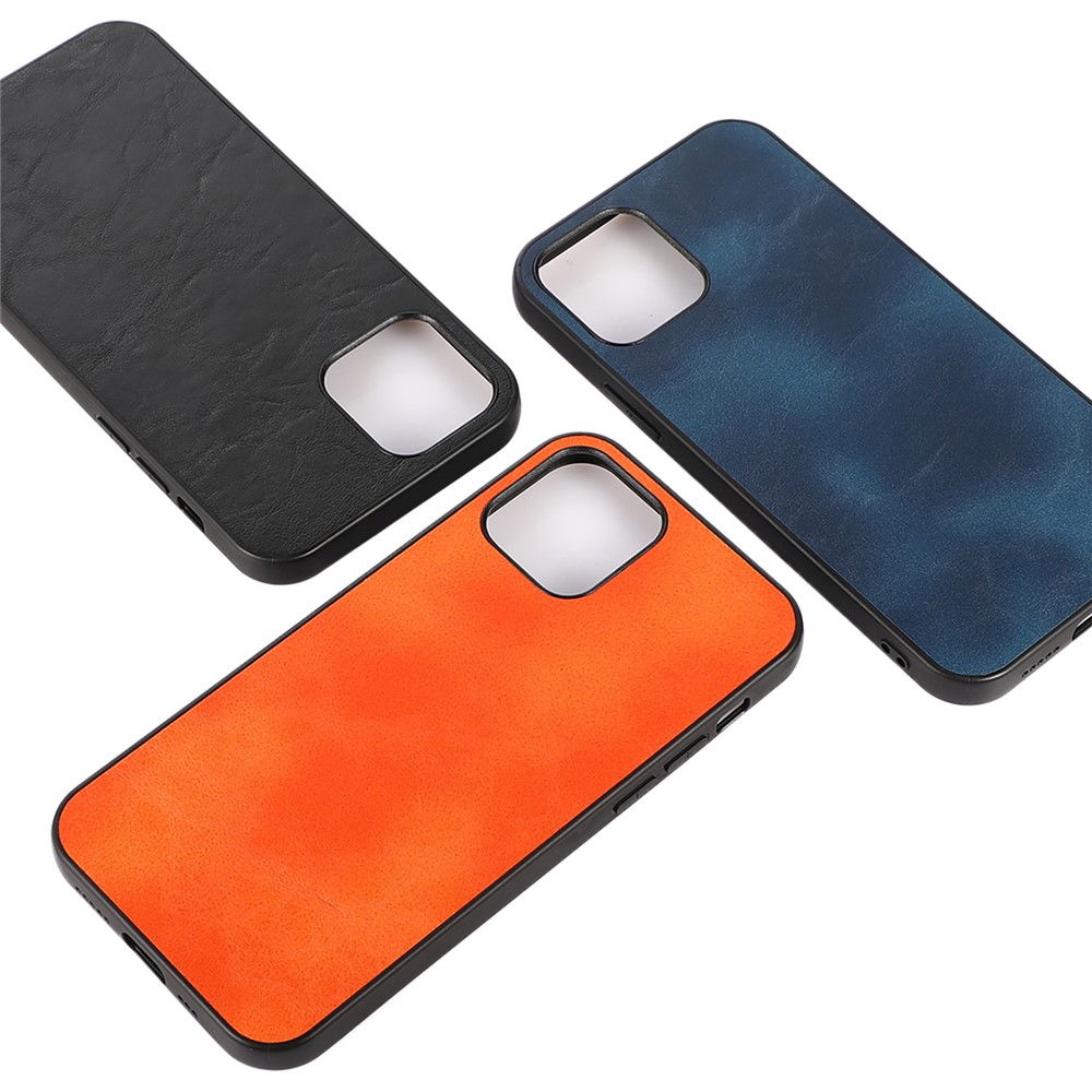 Crazy Horse Texture PU Leather Coated TPU + PC Case for iPhone 12 Pro Max - Black-3