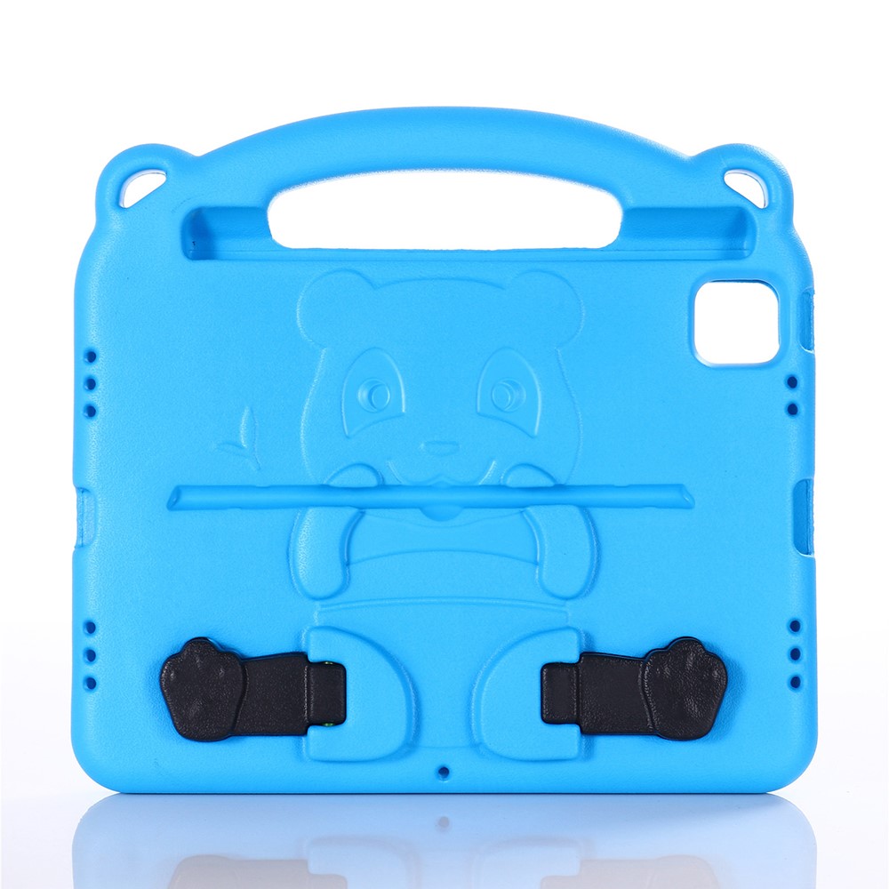 Panda Character Design EVA Shock-Absorbed Tablet Case with Kickstand for Apple iPad Pro 11-inch (2022) /  (2021) / 2020 / 2018 - Blue
