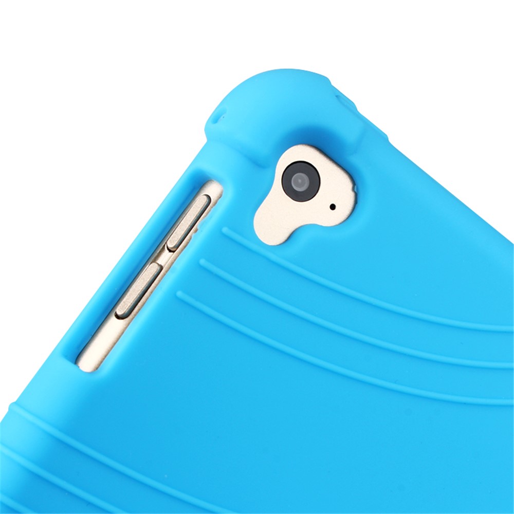Flexible Silicone Tablet Shell Cover with Supporting Kickstand for iPad Air (2020) / iPad Air 2 / iPad 9.7-inch (2017) / iPad 9.7-inch (2018) - Rose-5