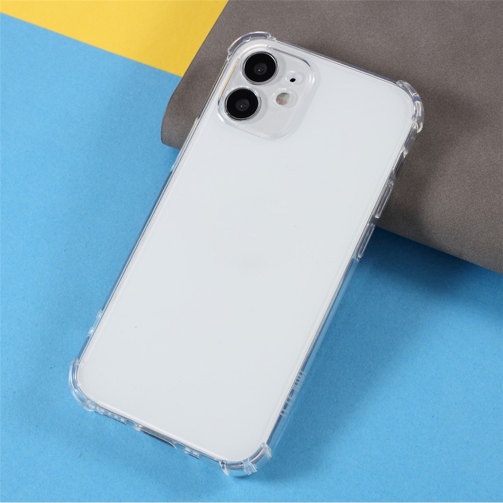 Drop-proof Precise Cut-out 1.5mm Thickend TPU Cell Phone Case Cover Shell for iPhone 12 mini-2