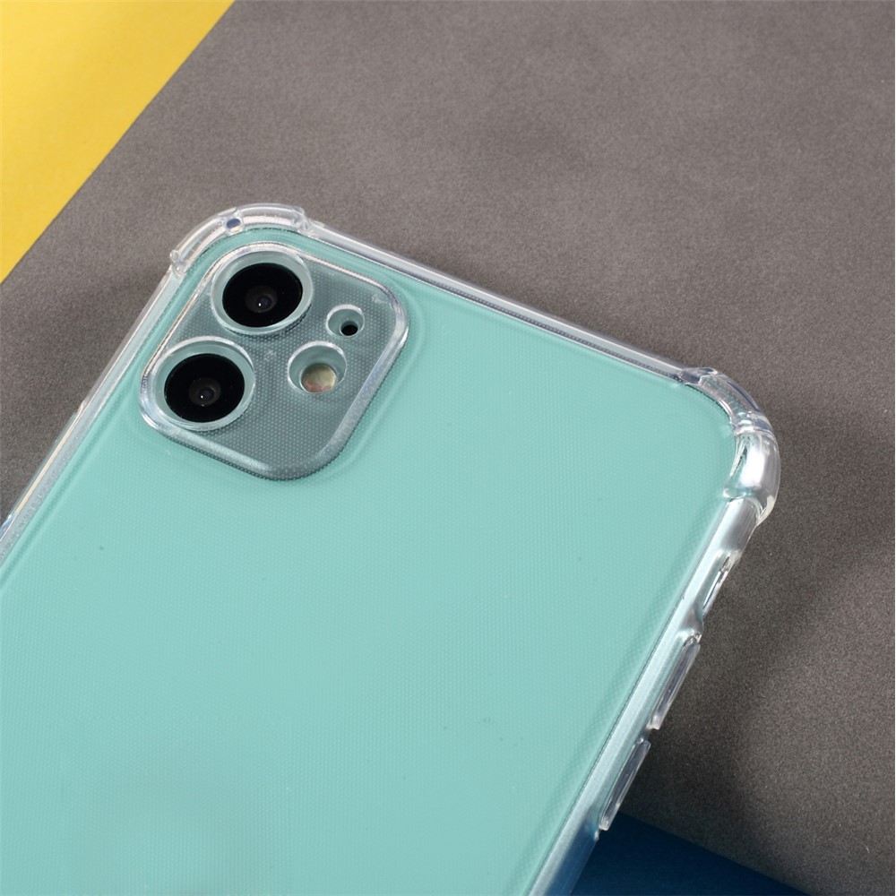 Precise Cut-out 1.5mm Transparent Soft TPU Cell Phone Case Cover Protector for iPhone 11 6.1 inch-3