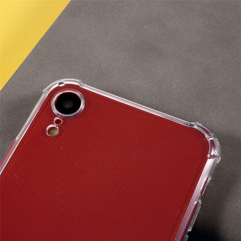 Four Corner Shockproof 1.5mm Thickend Precise Cut-out TPU Phone Case Cover for iPhone XR 6.1 inch-3