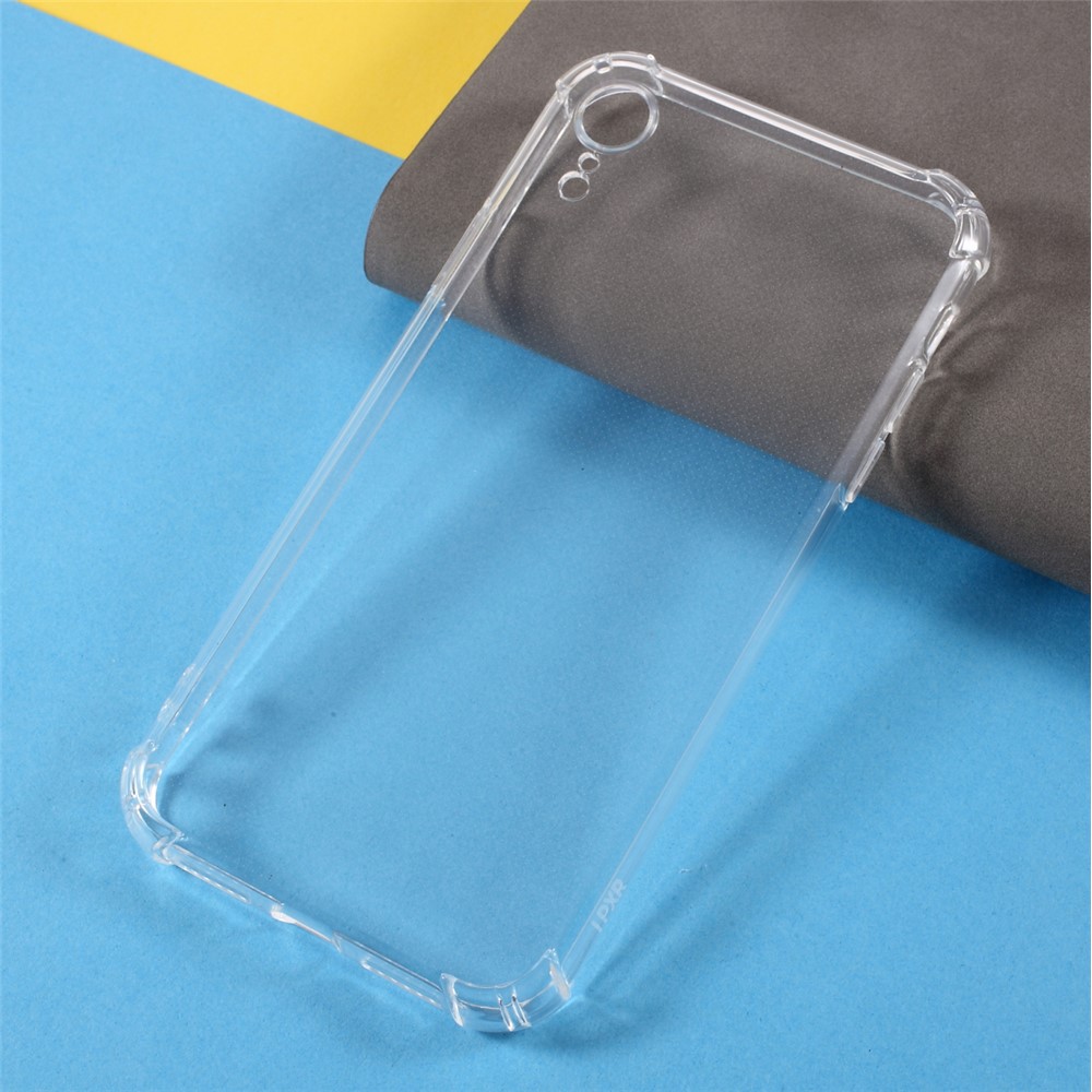Four Corner Shockproof 1.5mm Thickend Precise Cut-out TPU Phone Case Cover for iPhone XR 6.1 inch-7