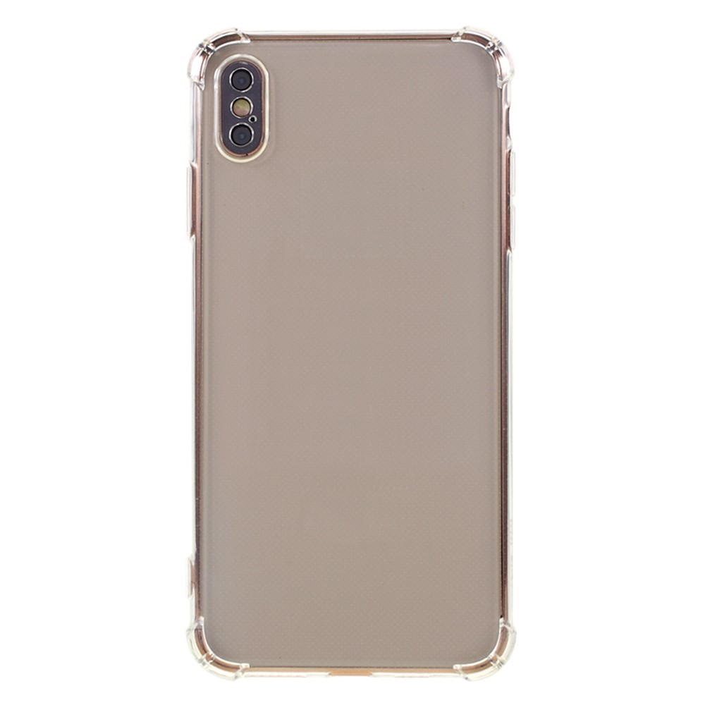 Four Corner Shockproof 1.5mm Thickend Precise Cut-out TPU Phone Case Cover for iPhone XS Max 6.5 inch-1