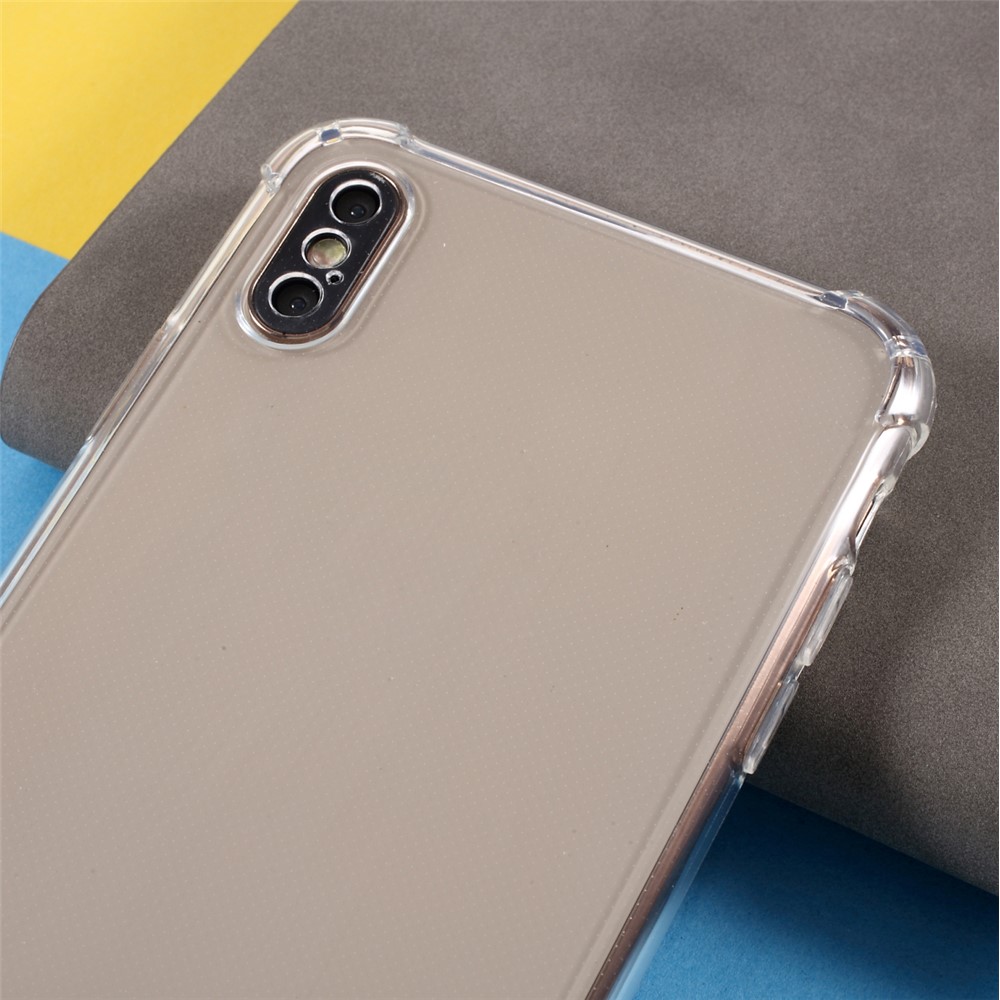 Four Corner Shockproof 1.5mm Thickend Precise Cut-out TPU Phone Case Cover for iPhone XS Max 6.5 inch-3