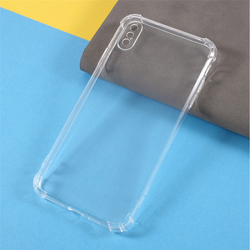Four Corner Shockproof 1.5mm Thickend Precise Cut-out TPU Phone Case Cover for iPhone XS Max 6.5 inch-7