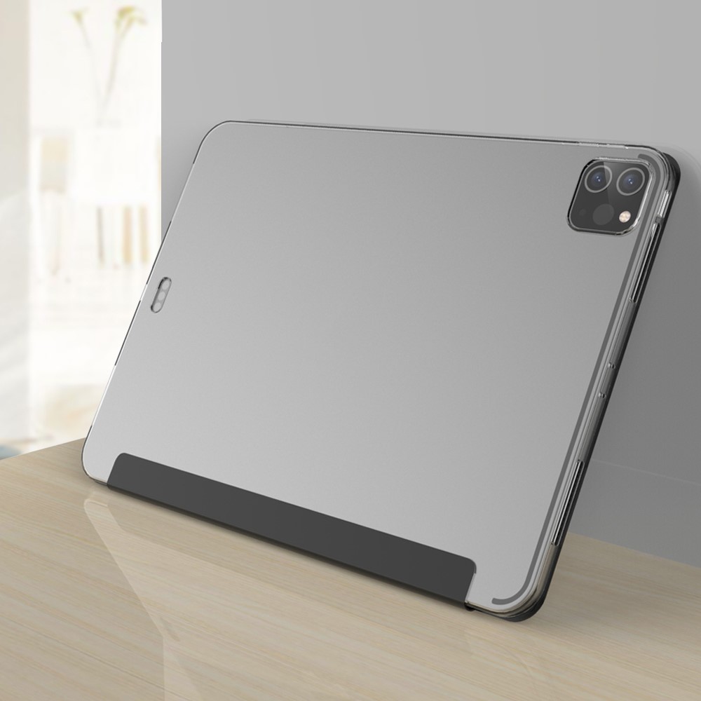Auto Wake Up/Sleep Smart TPU Leather Case Tablet Stand Cover Shell for iPad Pro 11-inch (2021) - Black-13