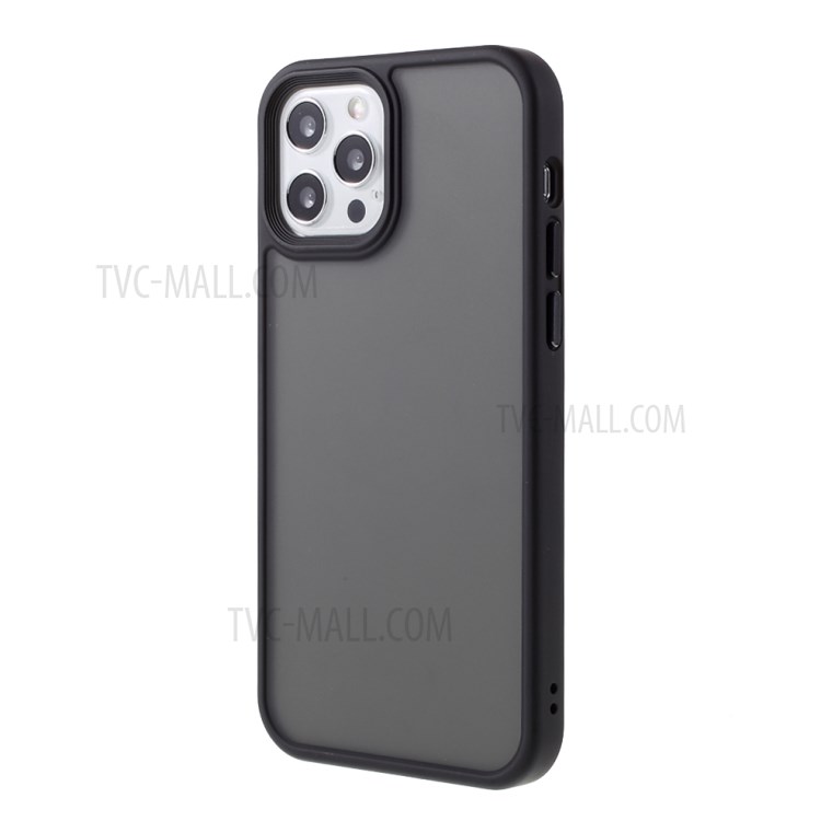 DFANS Optimal Shield Series Shockproof TPU+PC Hybrid Cell Phone Case Protector for iPhone 12 Pro Max 6.7 inch - Black-3