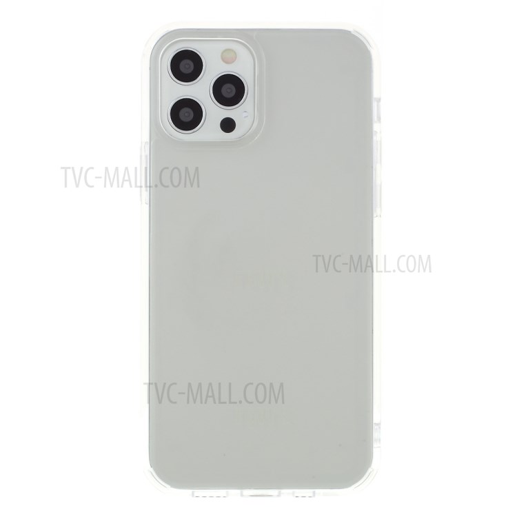 TGVI'S Len Series Transparent Soft TPU+PC Hybrid Case Cell Phone Back Cover Shell for iPhone 12 Pro Max-2